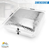 Camp'N Universal 14" RV Trailer Roof Vent Pillow Sun Shade Reflective Insulator 2 Pack