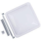 Camp'N 14" Universal RV, Trailer, Camper, Motorhome Roof Vent Cover - Vent Lid Replacement (White 1 Pack)