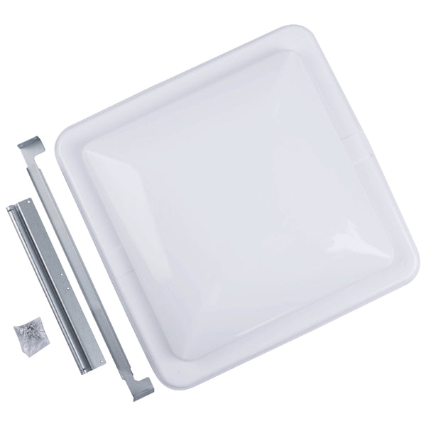Camp'N 14" Universal RV, Trailer, Camper, Motorhome Roof Vent Cover - Vent Lid Replacement (White 1 Pack)