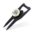 Golf'N Aluminum Golf Ball Marker Divot Repair Tool - Magnetic Ball Marker, Groove Cleaner & Bottle Opener - Essential Golf Divot Tool for Golfers, Sleek Design