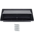 Camp'N RV Camper Trailer Exterior Sidewall Range Hood Exhaust Vent Cover Locking Damper - Black