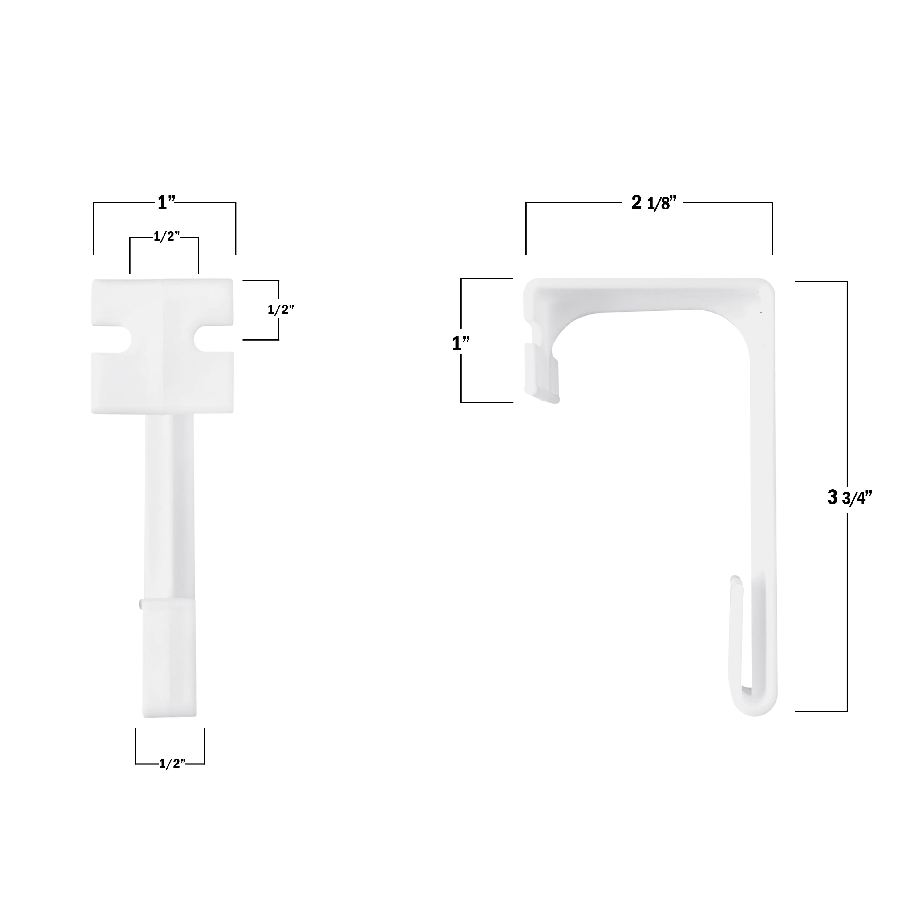 Camp'N RV Curtain Holder Clips Trailer Curtain Hold Down Camper Curtain Retainer - 4 Pack