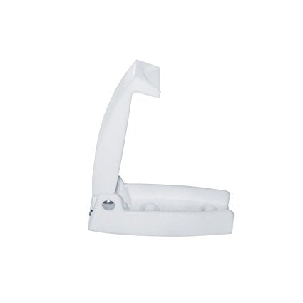 Camp'N RV Camper Trailer Baggage Door Catch Storage Compartment Latch Holders Clips - White