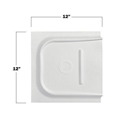 Camp'N RV Screen Door Slider Panel Trailer 12" Replacement Camper Slide Panel Cover - White