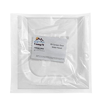 Camp'N RV Screen Door Slider Panel Trailer 12" Replacement Camper Slide Panel Cover - White