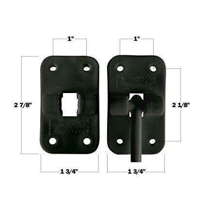 2set 6 Galvanized RV Trailer Boat T-Style Door Catch Latch Holder 2set 6 Galvanized RV Trailer Boat T-Style Door Catch Latch Holder