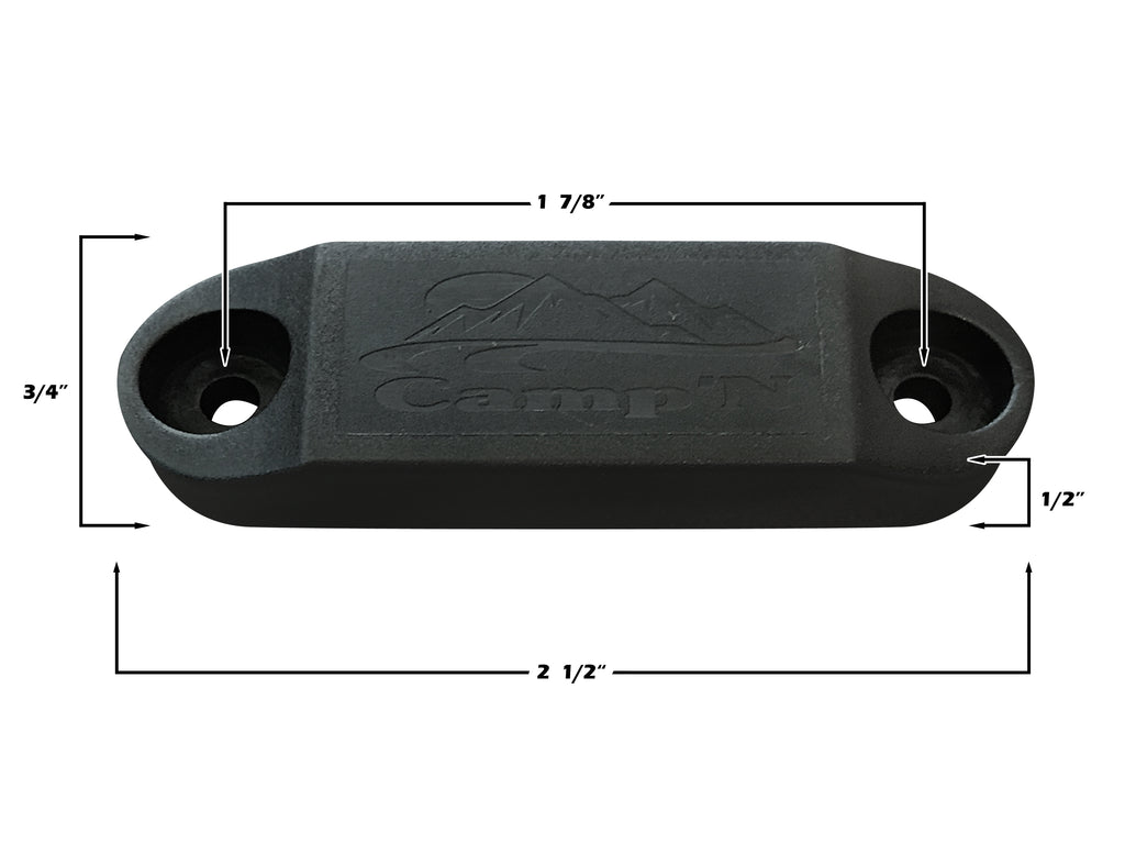 Black RV Trailer Magnetic Door Baggage Door Catch Camper - #1 Strongest - 2 Sets