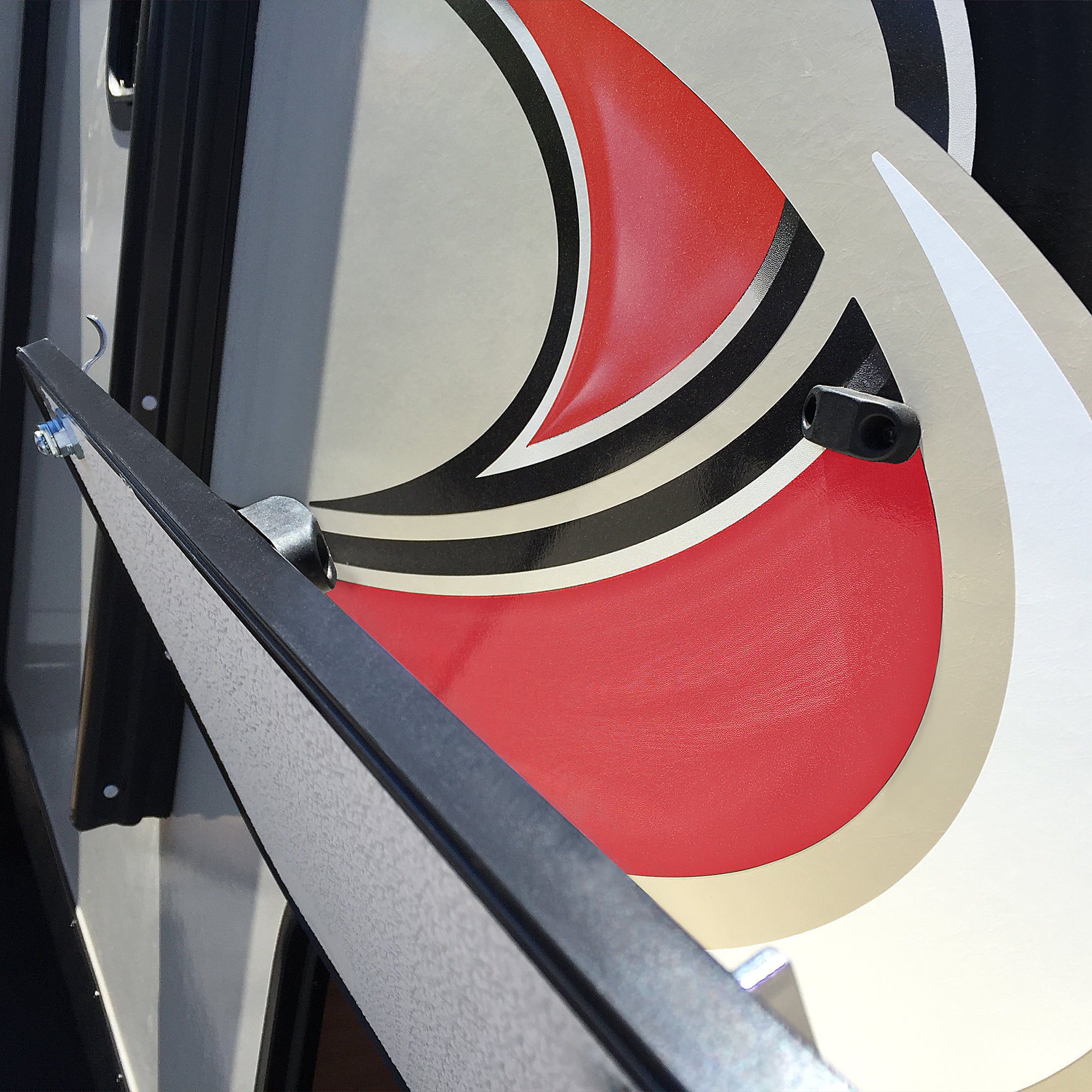 Black RV Trailer Magnetic Door Baggage Door Catch Camper - #1 Strongest - 5 Sets