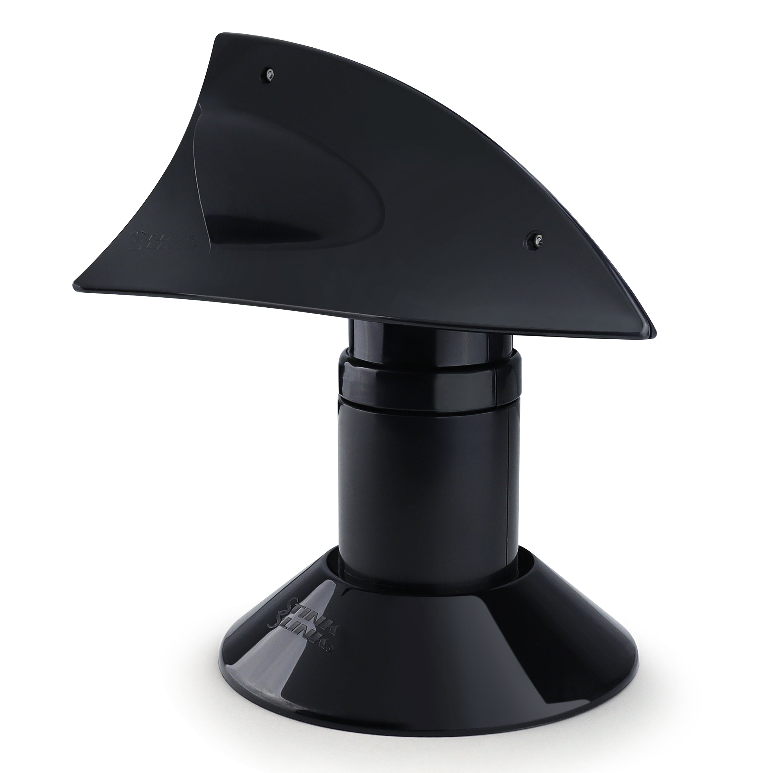 Stink Slink Universal Swiveling RV Sewer Black and Grey Holding Tank Plumbing Roof Vent Cap - Black