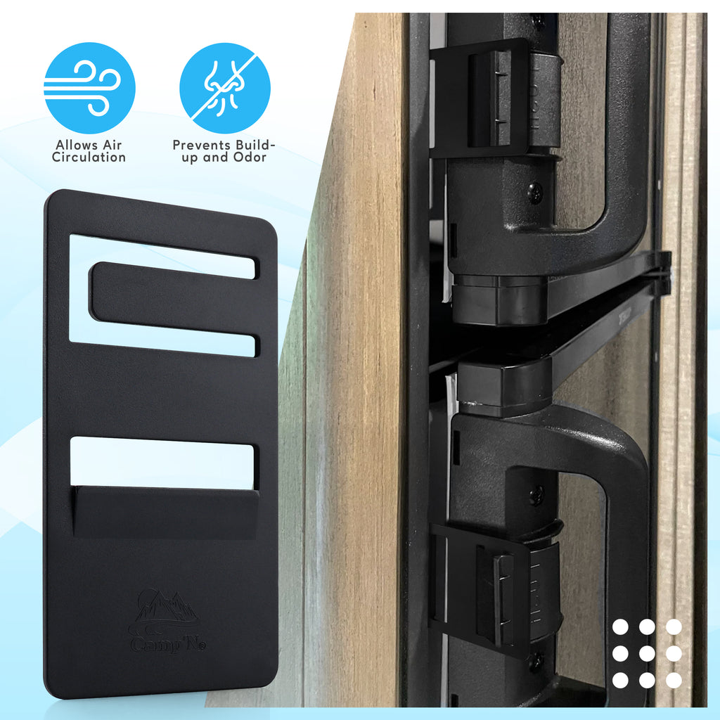 Camp'N RV Refrigerator Door Prop Clips Dometic DM26XX DM28XX Trailer Fridge Airing Card Device - 4 Pack