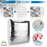Camp'N Universal (2 Pack) 14 x 14 RV Vent - Skylight Insulator, Insulation, Pillow, Shade with Reflective Heat Shield