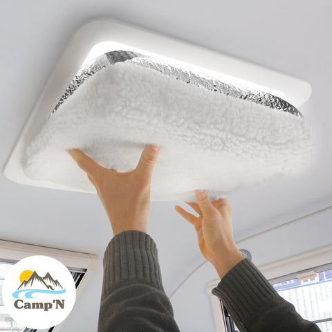 Camp'N Universal 14" RV Trailer Roof Vent Pillow Sun Shade Reflective Insulator - 1 Pack
