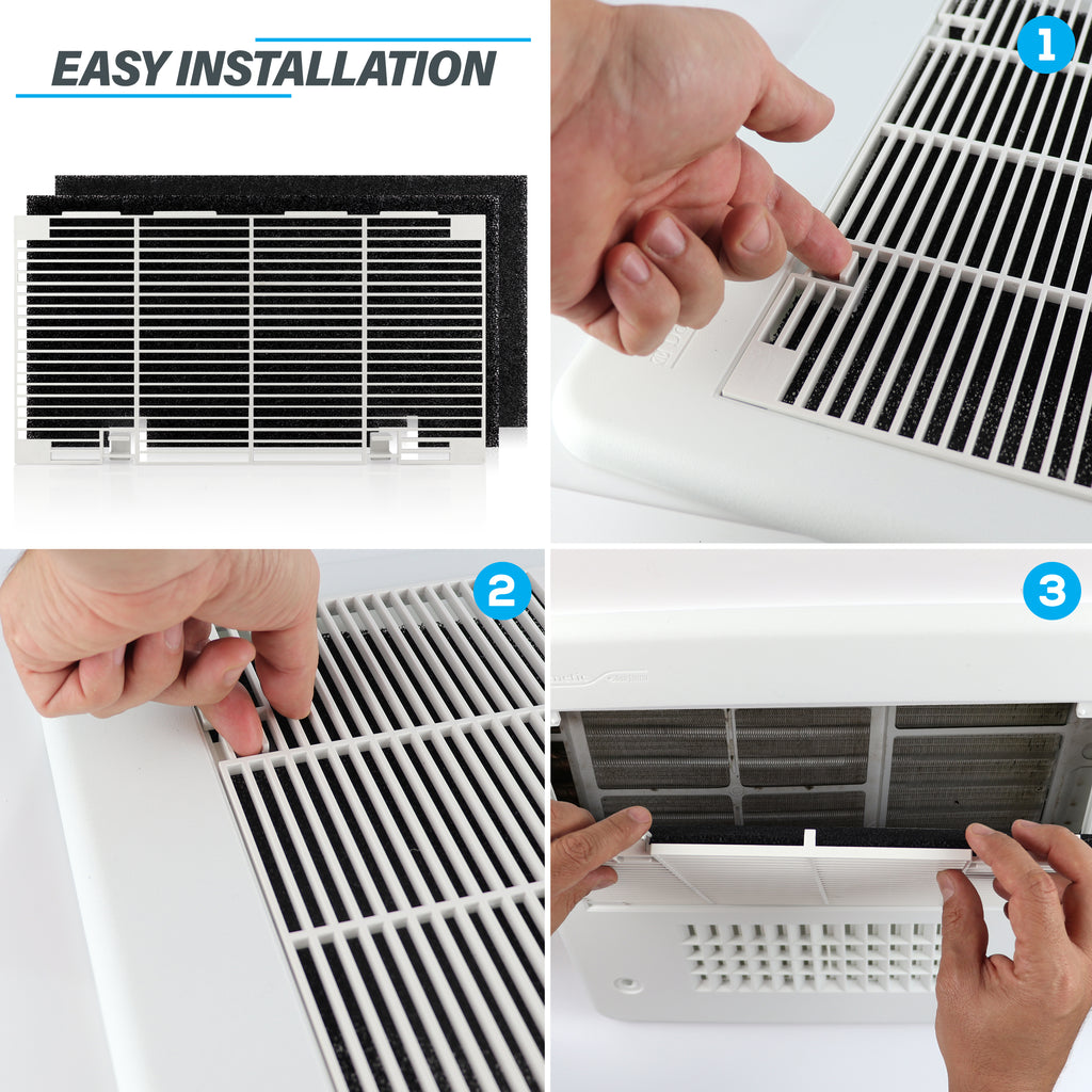 Camp'N RV AC Cover for Dometic 3104928.019  - Ducted Air Grille Duo - for Dometic AC Filter, RV Air Conditioner Cover, RV AC Vent Cover Replacement