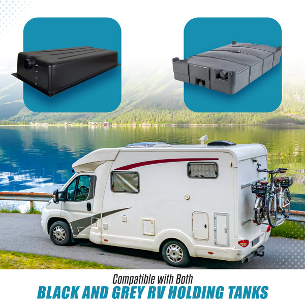 Stink Slink Rotating RV Sewer - Holding Tank Roof Vent/Cover/Cap - Black