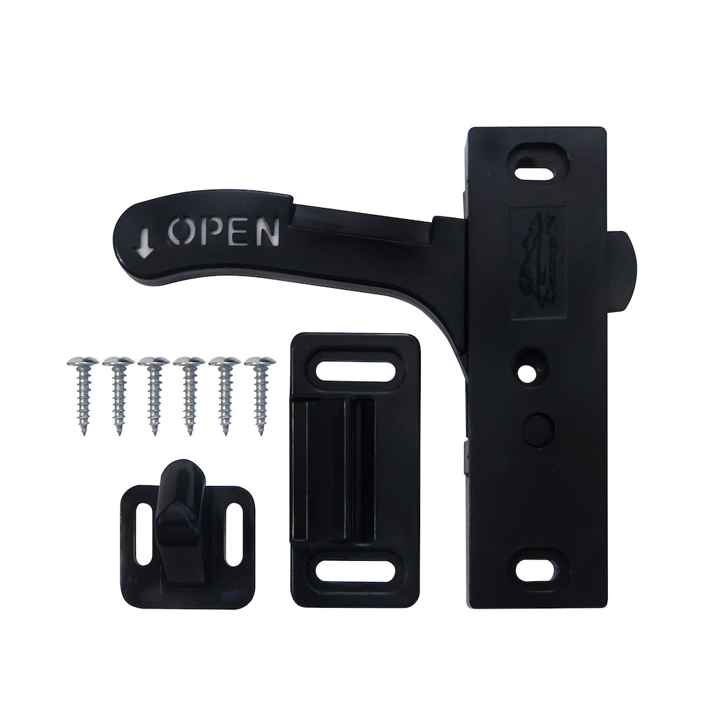 Camp'N - RV Screen Door Latch Handle Catch kit (LH) for Camper Trailer Motorhome
