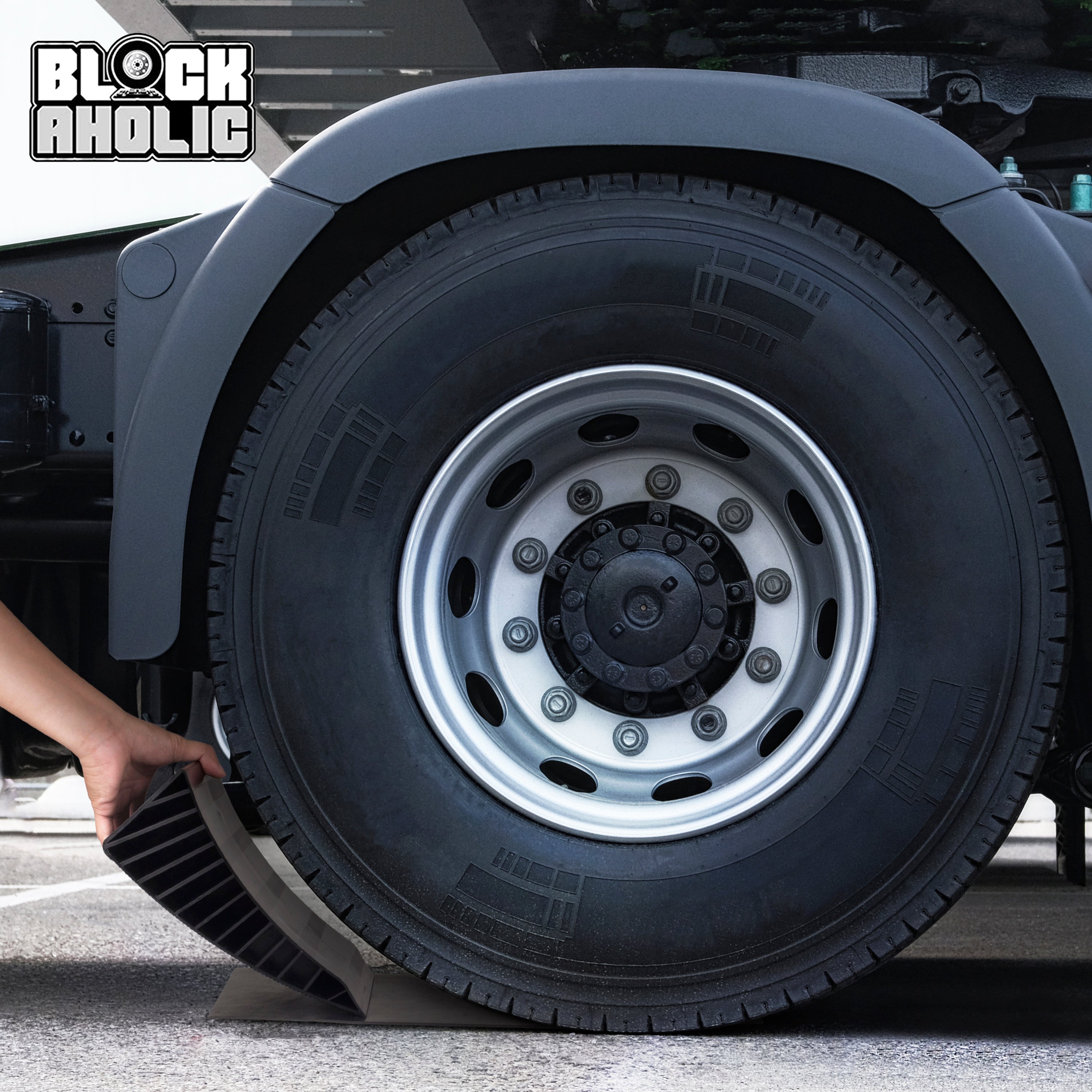 EZ RV Leveler Blocks Camper Curved Leveling Ramps Trailer Tire Levelers - 1 Axle